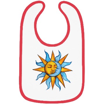 Discover sun moon Bibs