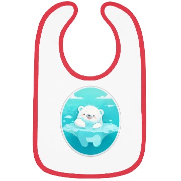 Discover Cute Polar Bear Bibs