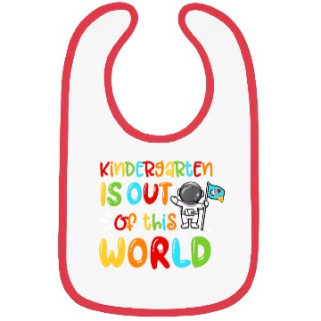 Discover Kindergarten Astronaut Back To School Bibs