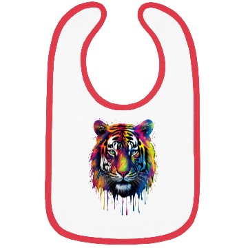 Discover Rainbow Tiger Bibs