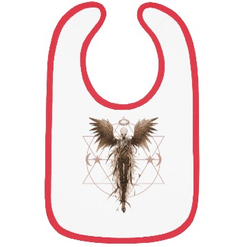 Discover Angel Skeleton Geometric Witchcraft Ethereal Gothi Bibs