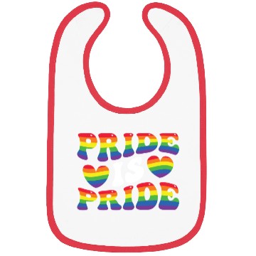 Discover Pride is Pride Gay Pride LGBT Love Bibs