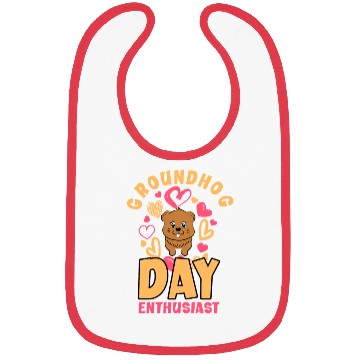 Discover Groundhog Day 2024 Enthusiast February 2nd Bibs