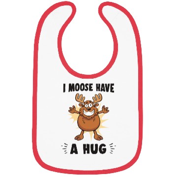 Discover I Moose Have A Hug Funny Elk Moose Bibs