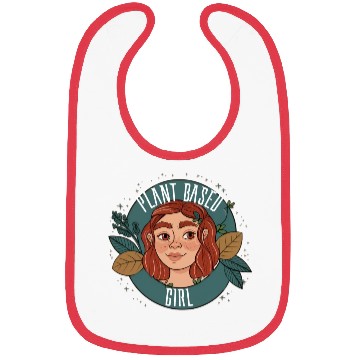 Discover Plant Based Girl Bibs