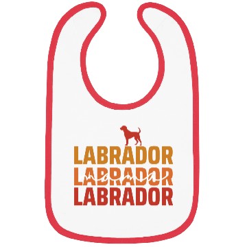 Discover Labrador Mama Dog Lover Mother Bibs