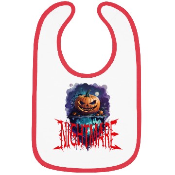 Discover Nightmare Pumpkin: Hauntingly Unique Horror Bibs