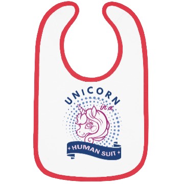 Discover Unicorn in a Human Suit Bibs