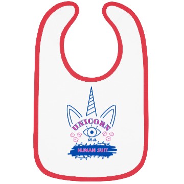 Discover Unicorn in a Human Suit Bibs