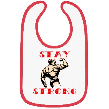 Discover Stay Strong Him Her ©WhiteTigerLLC.Com LIKE US Bibs