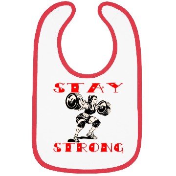 Discover Stay Strong Him Her ©WhiteTigerLLC.Com LIKE US Bibs