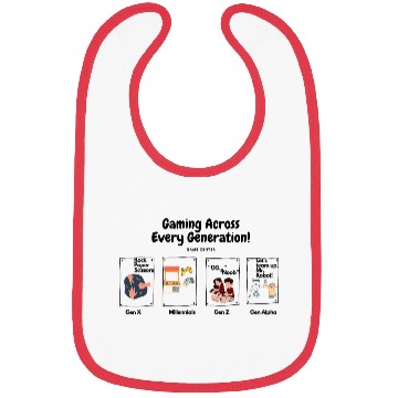 Discover Gamer Gifts Bibs