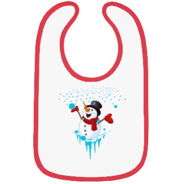 Discover Snowman Bibs