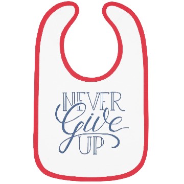 Discover never give up Bibs
