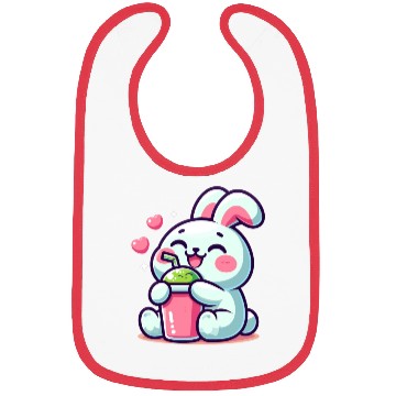 Discover Rabbit Bubble Tea Kawaii Bibs