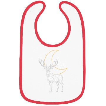 Discover Moon Luna Mona Polygon Deer Bibs