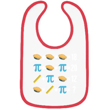 Discover Math Bibs, Math Order Of Operation Pi Day Pie