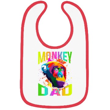 Discover Monkey Dad Bibs