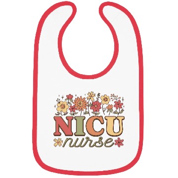 Discover NICU Nurse Floral Tribute Bibs
