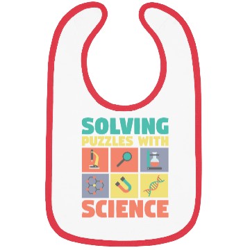 Discover Solving Puzzles with Science Physics Chemist Geek Bibs
