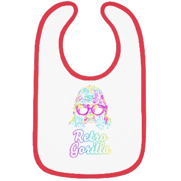 Discover Retro Gorilla Bibs