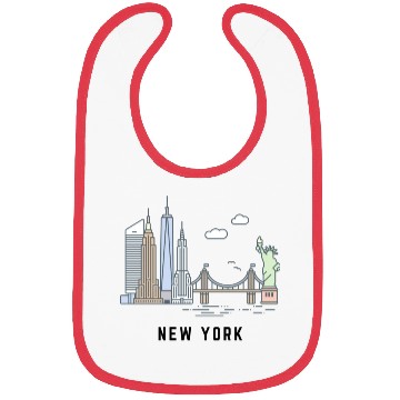 Discover New York City SKYLINE Bibs