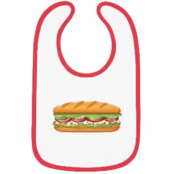 Discover Subway Sandwich Design Bibs
