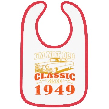 Discover Oldtimer 1949 vintage birthday present Bibs