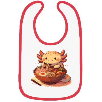 Discover But First Ramen Sweet Axolotl Eats Ramen Bibs