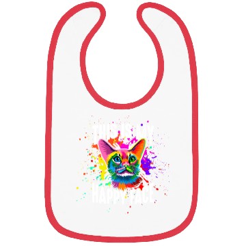 Discover This Is My Happy Face Bibs