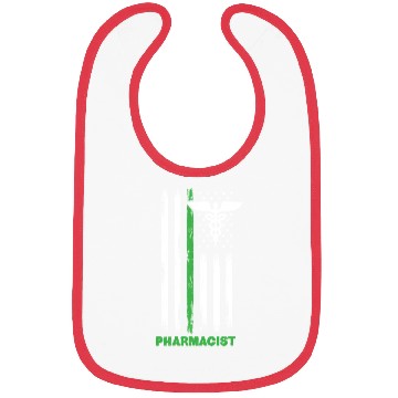 Discover Patriotic US Flag Pharmacist Bibs