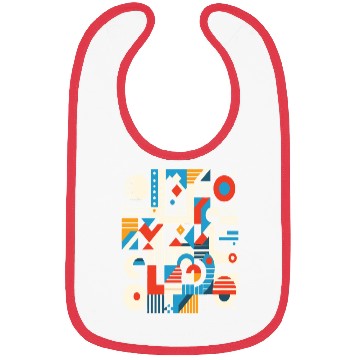 Discover Overlapping geometric shapes Bibs