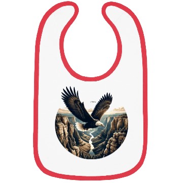 Discover Eagle soars over canyon Bibs