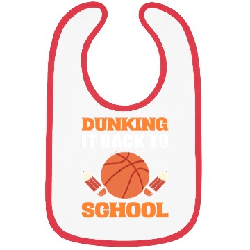 Discover Back to School Basketball Enthusiast Gift Bibs
