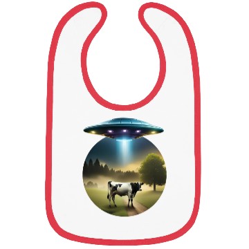Discover UFO Cow Abduction Bibs