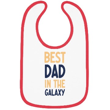 Discover Best dad in the galaxy Bibs