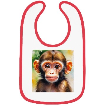 Discover Monkey Cute Funny Cool Bibs