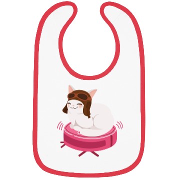 Discover Robot Vacuum Cleaner Cat Robot Bibs