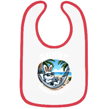 Discover Bunny Beachside Office: Work and Waves Bibs