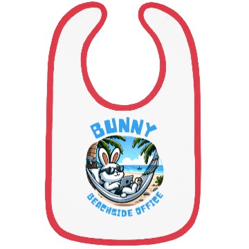 Discover Bunny Beachside Office: Work and Waves Bibs