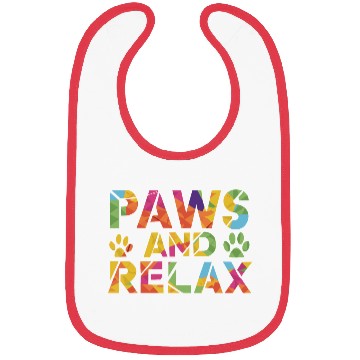 Discover Paws And Relax Polygonal Bibs