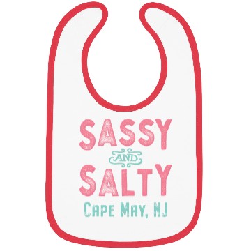 Discover Cape May New Jersey Sassy And Salty Bibs