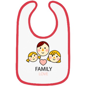 Discover family love Bibs