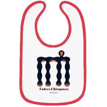 Discover Bold monkey print "Chimpanzee" Bibs