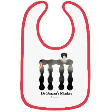 Discover Bold monkey print "De brazza's monkey" Bibs