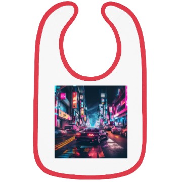 Discover Vaporwave Tokyo Bibs