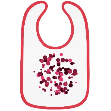 Discover abstract circles pattern Bibs