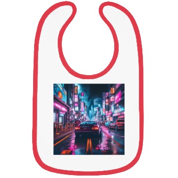 Discover Vaporwave Tokyo Bibs