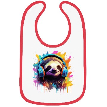 Discover Sloth DJ Bibs