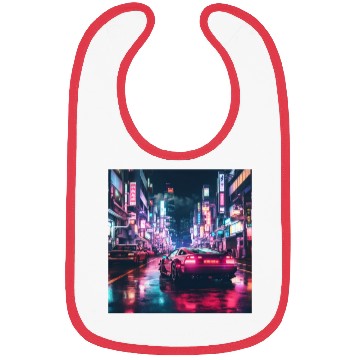 Discover Vaporwave Tokyo Bibs